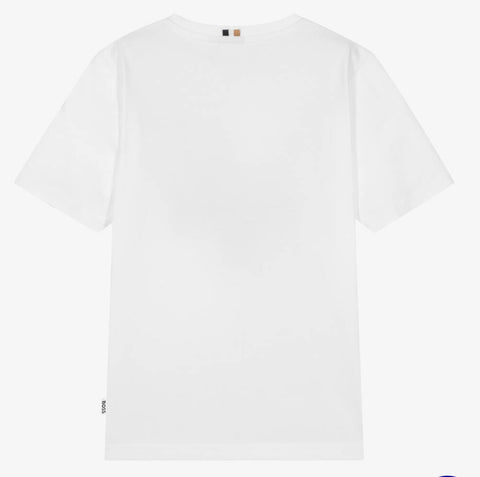 Camiseta blanca con logo BB de Boss