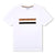 Boss White Stripe Logo T-Shirt