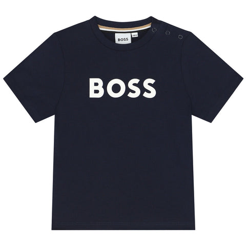 Boss Navy Logo T-Shirt