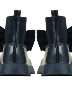 Adee Navy Ankle Bow Boot