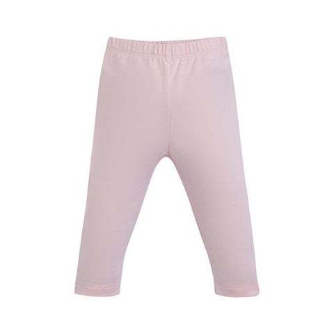 Conjunto de leggings con brillo rosa/dorado de Little A
