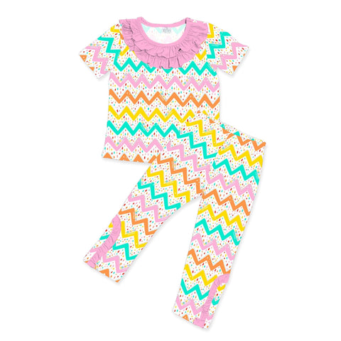 Conjunto de leggings en zigzag de Pineapple Couture