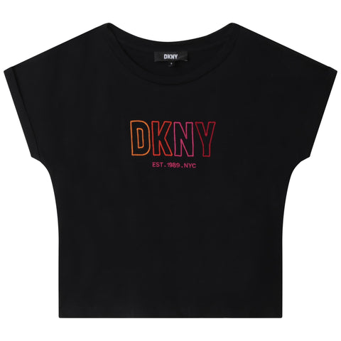 Dkny Black/Pink Logo T-Shirt