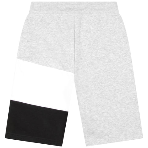 Pantalones cortos con logo en gris/negro de Boss