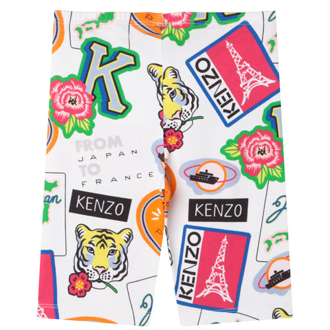 Kenzo Travel Patches Cycling Short Set