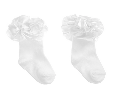 CARAMELO White Puffball Socks