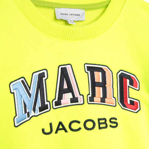 The Marc Jacobs Yellow Logo Jumper Shorts Set