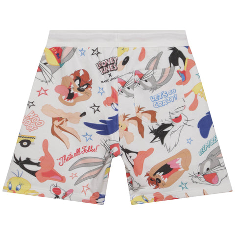 Pantalones cortos con logo de Looney Tunes multicolor de The Marc Jacobs
